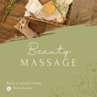Beauty Massage Instagram Post Design