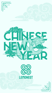 Oriental Chinese New Year Facebook story Image Preview