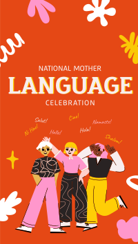 Celebrate Mother Language Day Instagram story Image Preview