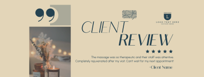 Spa Client Review Facebook cover Image Preview