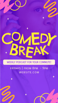 Comedy Break Podcast YouTube short Image Preview