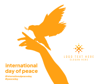 Day Of  Peace Hand Facebook post Image Preview