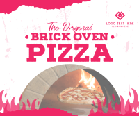 Brick Oven Pizza Facebook Post Design