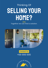 Together We Sell Your House Poster Design