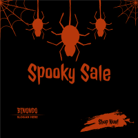 Spider Spooky Sale Instagram post Image Preview