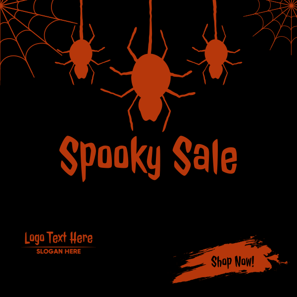 Spider Spooky Sale Instagram Post Design Image Preview