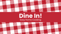 Dine In YouTube Banner Design