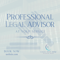 Legal Advisor At Your Service Instagram Post Preview