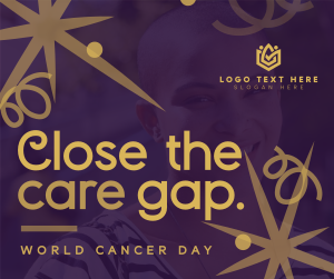 Swirls and Dots World Cancer Day Facebook post Image Preview