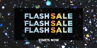 Flash Sale Confetti Twitter post Image Preview