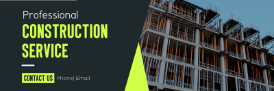 Construction Builders Twitter header (cover) Image Preview