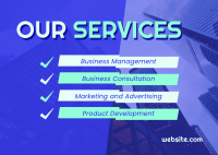 Strategic Business Services Postcard Image Preview