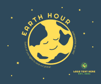 Sleeping Earth Facebook Post Design