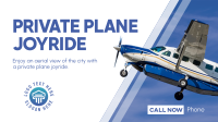 Private Plane Joyride Facebook event cover Image Preview