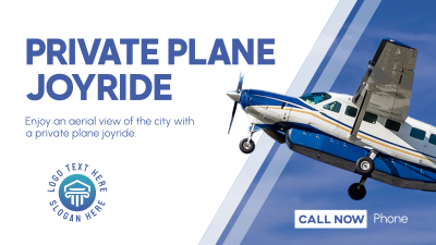 Private Plane Joyride Facebook event cover Image Preview