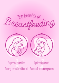 Breastfeeding Benefits Poster Image Preview