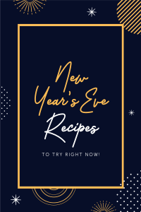 New Year's Eve Recipes Pinterest Pin Image Preview