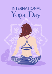 Yoga Day Meditation Poster Image Preview