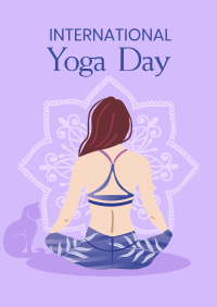 Yoga Day Meditation Poster Design