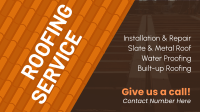 Roofing Services Expert Facebook Event Cover Design
