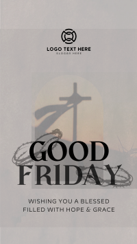 Good Friday Greeting Facebook story Image Preview