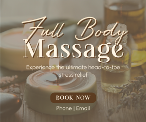 Full Body Massage Facebook post Image Preview
