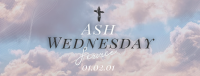 Cloudy Ash Wednesday  Facebook Cover Design