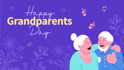 Happy Grandparents Day Facebook event cover Image Preview