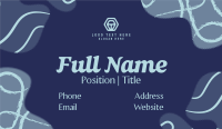 Playful Organic Abstract Business Card Preview