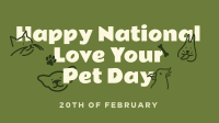 Cute Pet Greeting Animation Image Preview