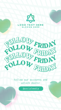 Quirky Follow Friday Facebook Story Design