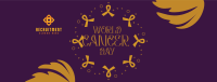 Cancer Awareness Wreath Facebook cover Image Preview