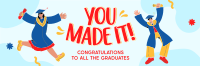 Quirky Graduation Twitter Header Image Preview