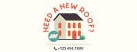 New House Roof Facebook Cover Image Preview