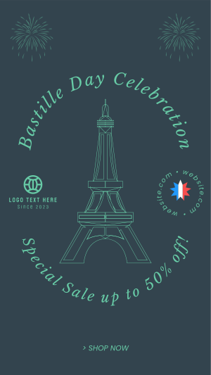 Bastille Special Sale Facebook story Image Preview