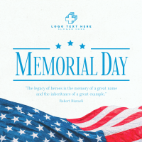 Modern Minimalist Memorial Day Instagram post Image Preview