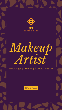Professional Makeup Artist Facebook story Image Preview