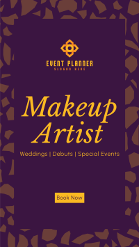 Professional Makeup Artist Facebook story Image Preview