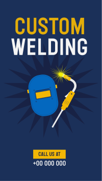Custom Welding Facebook story Image Preview