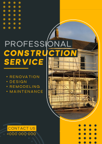 Modern Construction Service Poster Image Preview