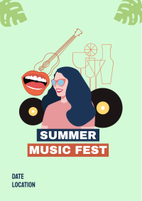 Summer Music Festival Poster Image Preview