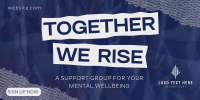 Mental Health Support Group Twitter Post Preview