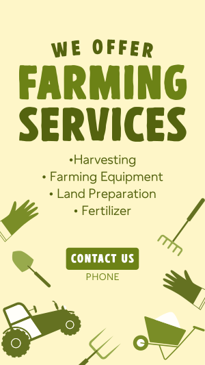 Trusted Farming Service Partner Instagram story Image Preview