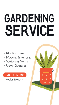 Gardening Service Offer Facebook Story Design