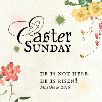 Easter Floral Instagram post Image Preview