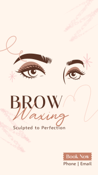 Eyebrow Waxing Service YouTube short Image Preview