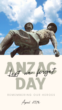 Anzac Day Soldiers TikTok Video Image Preview