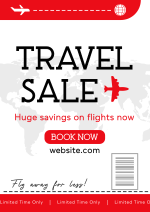 Travel Agency Sale Flyer Image Preview