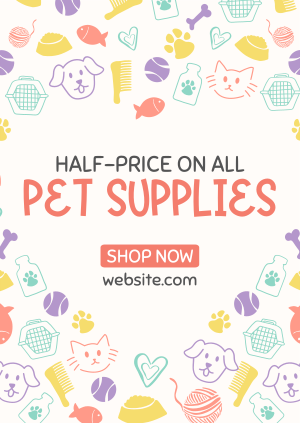 Pet Store Now Open Poster Image Preview