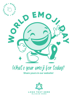 A Happy Emoji Flyer Image Preview